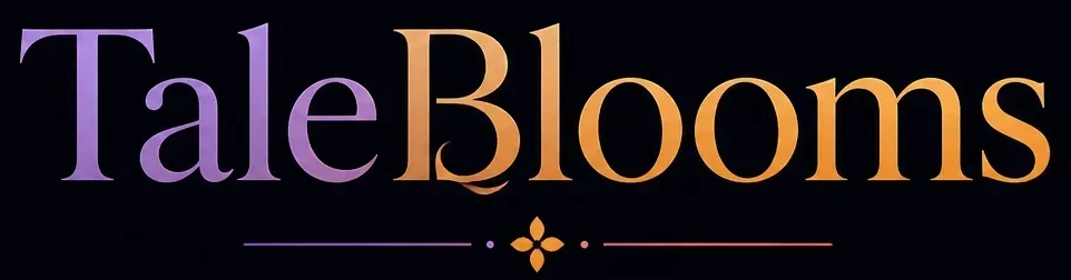 TaleBlooms Stylish Name Maker Logo